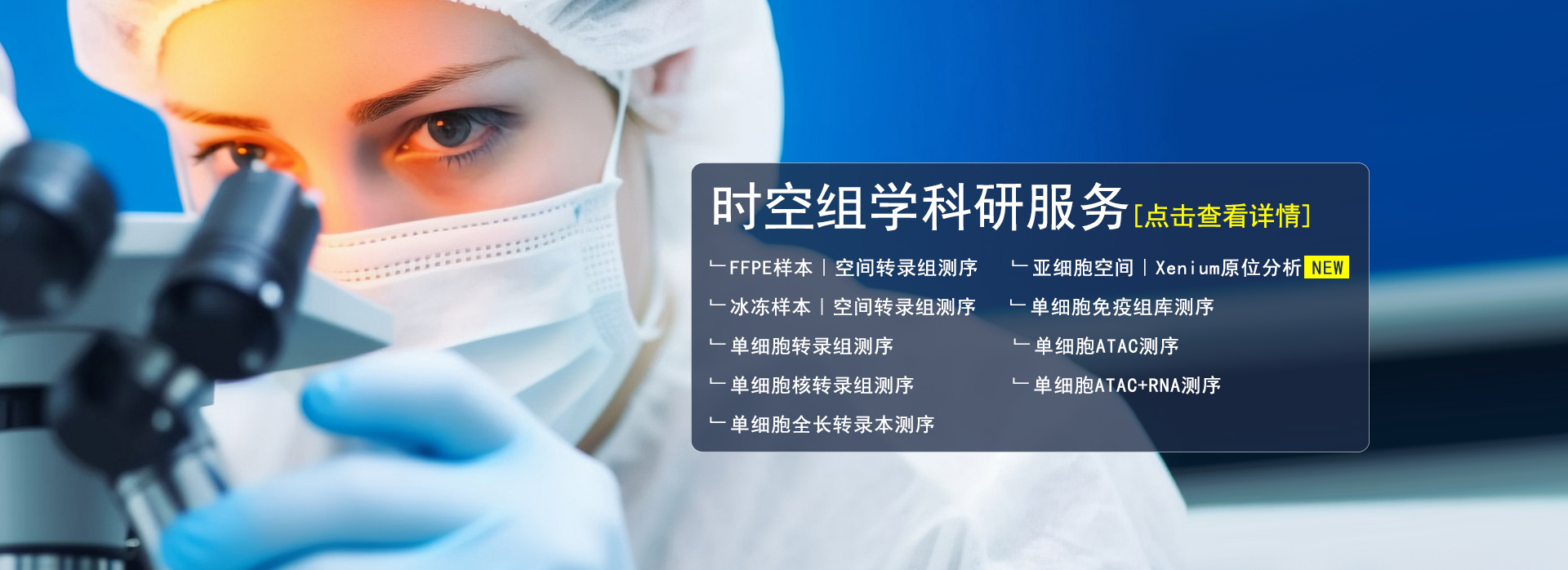 時空組學科研服務